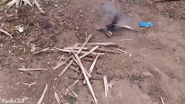 "SURVIVING SKILLS" a Villager boy bake a Delicious Sweet Potatoes without Oven. смотреть онлайн