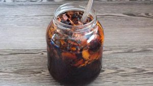 Квас из сушеных яблок
