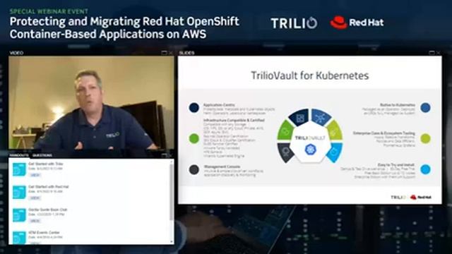 Protecting and Migrating Red Hat OpenShift Container-Based Applications on AWS смотреть онлайн