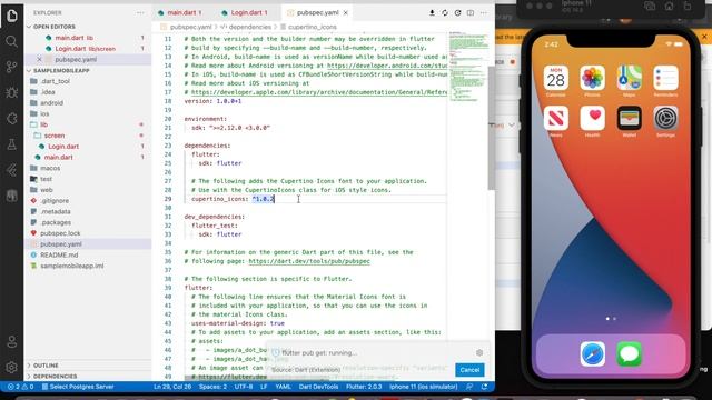 #Flutter App with #Java And #SqlServer Backend