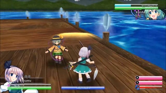 Touhou Kobuto V Burst Battle Youmu DLC game play смотреть онлайн