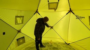 Самая лучшая походная баня?!Палатка всесезонная ЮРТА Helios