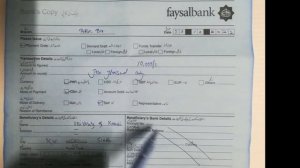 Faysal bank payorder form #faysalbank #payorder #howtofillpayorderform