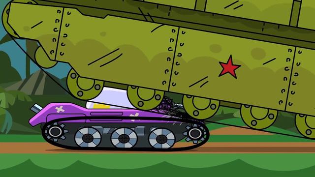 ГНЕВ Т-35! МУЛЬТИКИ ПРО ТАНКИ! Gerand Гнутые Дула VS HILLS OF STEEL смотреть онлайн