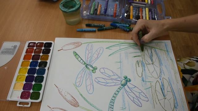 Занятие по изобразительному искусству - Акварель. Письмо по мокрому листу. смотреть онлайн