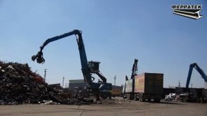 Погрузка металлолома в фуру