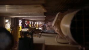 Спуск в шахту