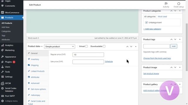 WooCommerce Ticket Sale with Serial Code Validator Plugin
