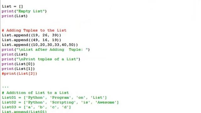 Python List part 3 смотреть онлайн
