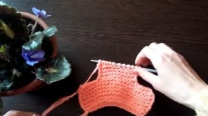 Как связать сердце спицами