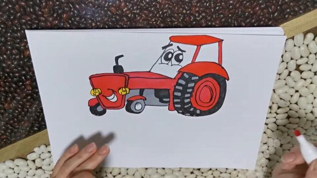 Hhow to draw a tractor | как нарисовать трактор смотреть онлайн