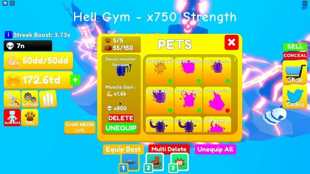 АДСКОЕ ОБНОВЛЕНИЕ В LIFTING TITANS В РОБЛОКС! ROBLOX смотреть онлайн