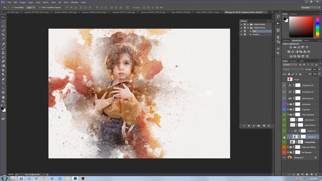 Digital Painting | Photoshop Action | Video Guide | mDxign | Creative Market смотреть онлайн