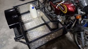 Коляска к мопеду ,продолжение