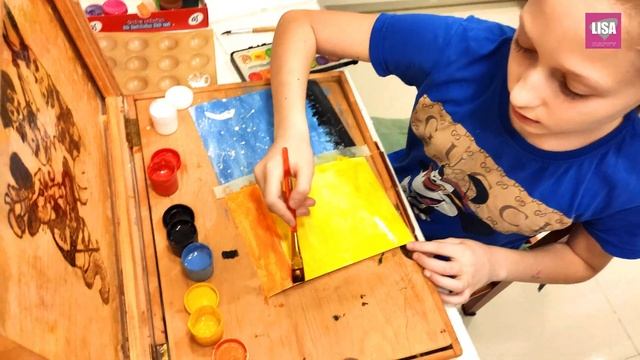 КАРТИНА ГУАШЬЮ | КАК НАРИСОВАТЬ КАРТИНУ смотреть онлайн