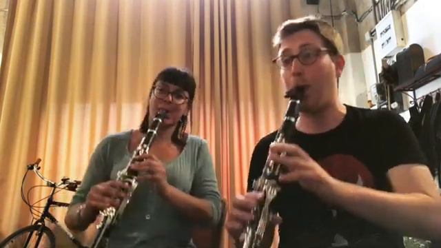 Up Soundtrack - Married life (clarinet duet) смотреть онлайн
