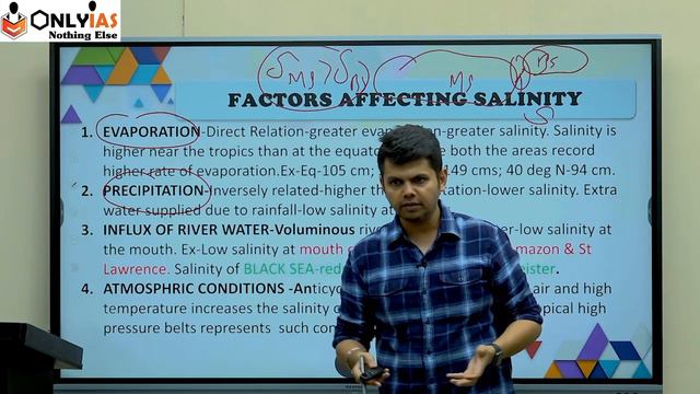 Salinity Of Ocean Water | Physical Geography | UPSC 2023 | OnlyIAS