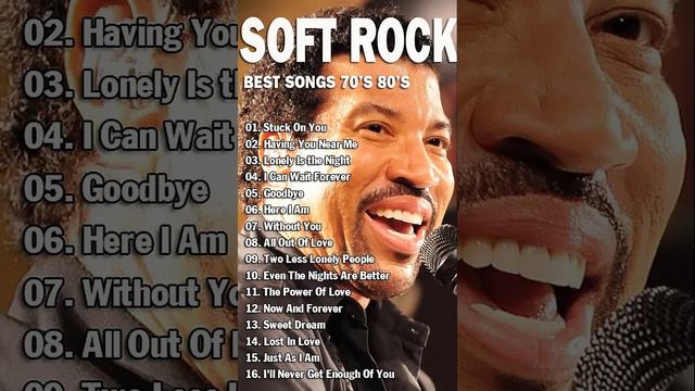 Rod Stewart, Lionel Richie, Phil Collins, Eric Clapton, Beegee ,Chicago - Best Soft Rock 70s,80s,90