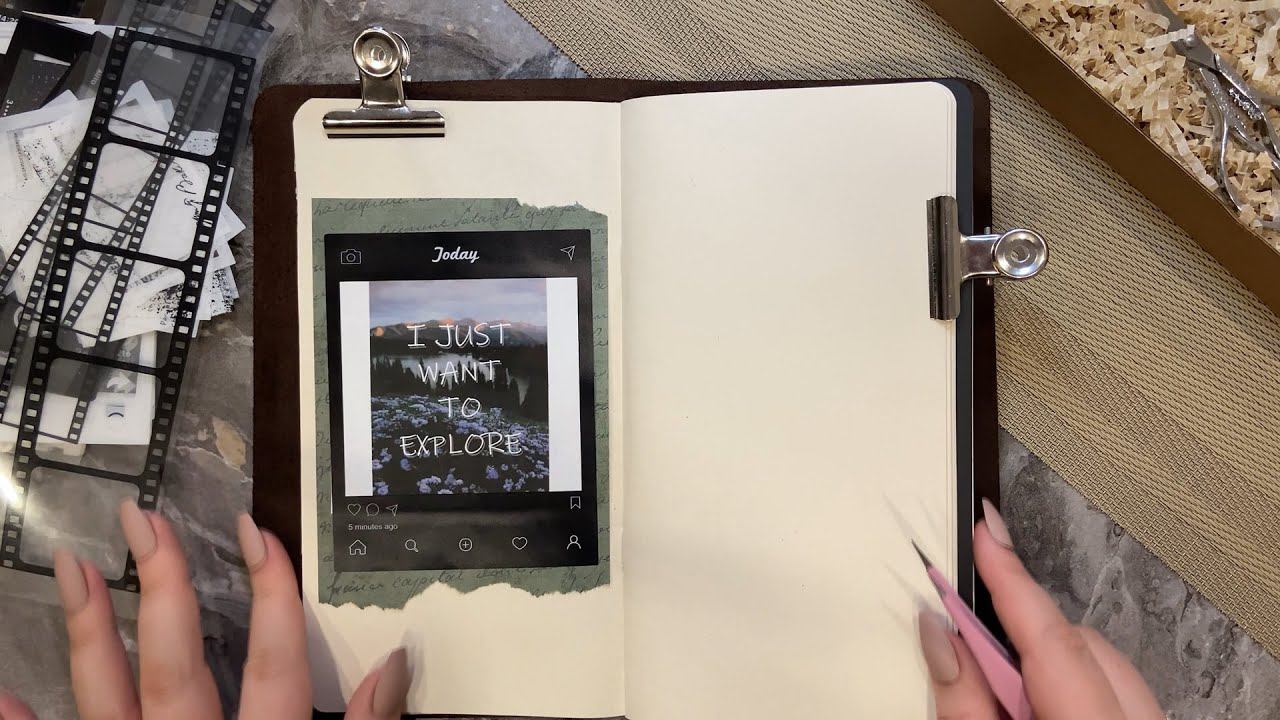 | ASMR | Journaling | No talking | Journal decoration | Relaxation 10 смотреть онлайн