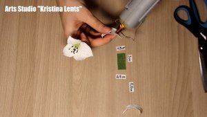 Мастер-класс. Лилии из гофрированной бумаги. Цветы для букета. The lilies.