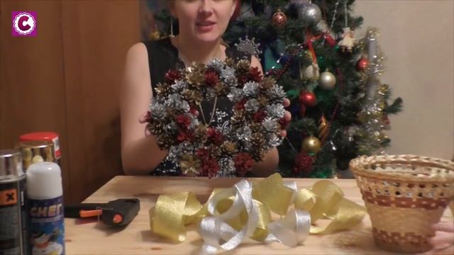 Делаем новогодние украшения смотреть онлайн