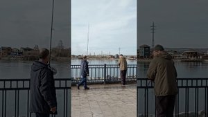 Рыбалка с берега Ангары. 27.03.2023.Иркутск.
