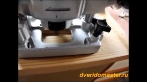 Простой шаблон для врезки дверных петель.