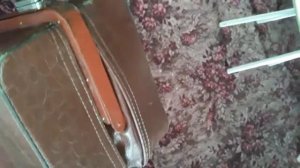 Старинный саквояж доктора, СССР, 1-я половина 20 века, кожа, текстиль, металл.