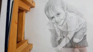 Рисую девочку Сашу / Портрет простым карандашом