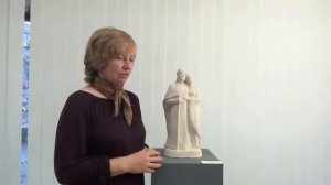 Кора и Владимир Федотовы - удожники-реставраторы из Ниловой пустыни на выставке в Твери