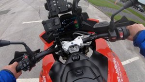 2020 BMW S1000XR. Штатный глушитель/выхлоп. Звук.