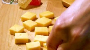 Канапе с сыром и мармеладом. Вкусные закуски.