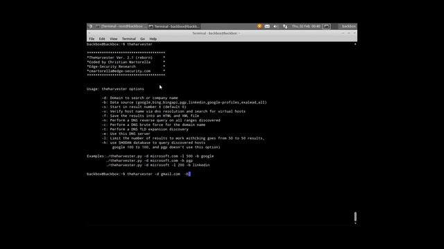 The Harvester - Information Gathering смотреть онлайн