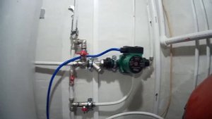 Запитка системы отопления +кран на будерус U72 24 квт