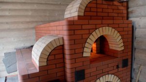 Русская печь с подтопком и лежанкой "Ерема" pechipechnika.ru