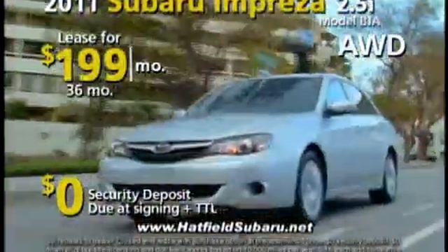 May 2011 Hatfield Subaru Tv Spot смотреть онлайн