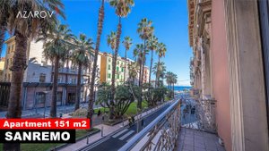 For sale four-room apartment in Sanremo 151 m2