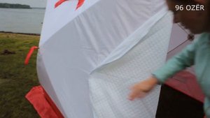 Палатка зимняя Куб-4 Медведь. Утепленная трехслойная