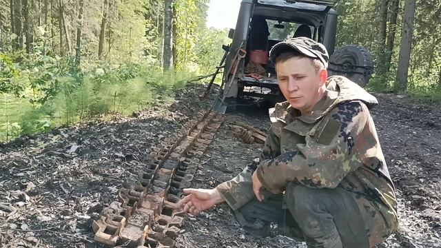 Как я ленивец доставал.Металлокоп в старой делянке. смотреть онлайн