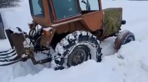 т-25 по снегу