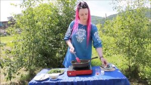 Мастер-класс по приготовлению жареной черемши