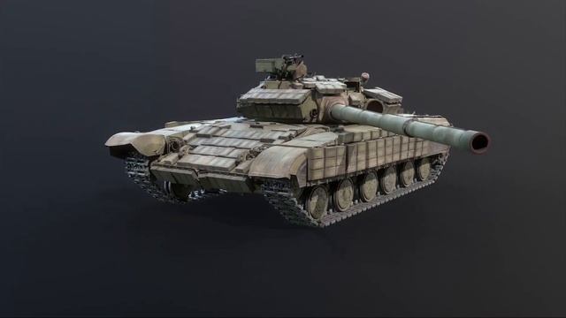Tank T-64BV 3d-model (Armed Forces of Ukraine) смотреть онлайн
