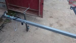 Прицеп для лодки ПВХ своими руками ( Великие луки)