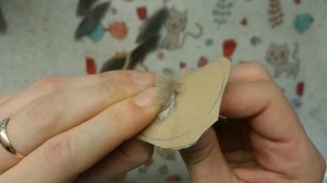 Роза из обрезков меха норки