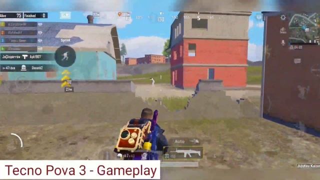 Tecno Pova 3 Pubg Test & BGMI Test | ? Tecno Pova 3 Pubg Gaming Review & Graphics Test