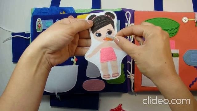 Книга-дом из ткани своими руками #совместныйпошив #рукоделие