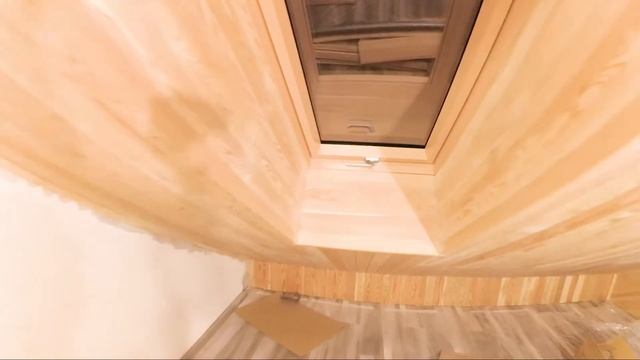 Отделка вагонкой мансарды