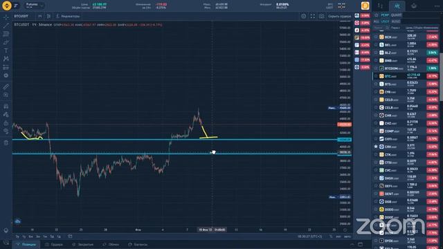 Мастер-класс «Биткоин и альты растут - когда продавать? Где ближайшие цели?» Максим Денисламов