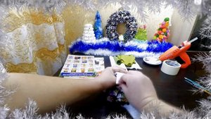 Основа - конус для елки/ How to make a base for a Christmas tree
