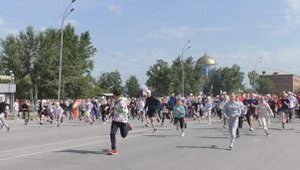 Легкоатлетический забег. Юбилей-340 лет г.Ачинск. 24.06.23г .Автор видео Елена Цыганова.